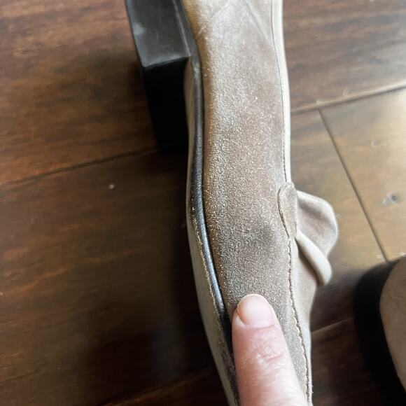 Bally Made In Switzerland Men’s Loafer Shoes Suede Tan Light Brown Size 8M main image 6